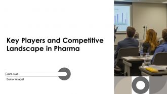 Key Players And Competitive Landscape In Pharma PPT Mockup AT