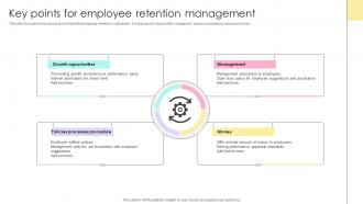Key Points For Employee Retention Management