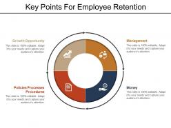 Key Points For Employee Retention Powerpoint Images