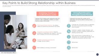 Key Points To Build Strong Relationship Critical Dimensions And Scenarios Of CIO Transition