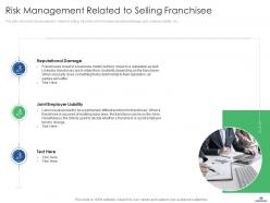 Key points to consider while selling franchise powerpoint presentation slides