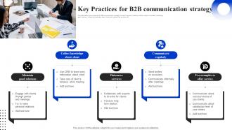 Key Practices For B2B Communication Strategy
