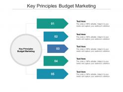 Key principles budget marketing ppt powerpoint presentation model influencers cpb