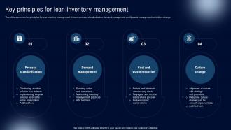 Key Principles For Lean Inventory Deployment Of Lean Manufacturing Management System