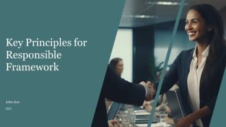 Key Principles For Responsible Framework PPT Structure AT