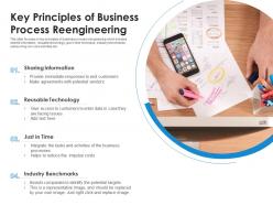 Key principles of business process reengineering
