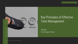 Key Principles Of Effective Time Management PPT Information AT