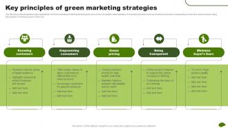 Key Principles Of Green Marketing Strategies Adopting Eco Friendly Product MKT SS V