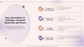 Key Principles To Manage Complex Business Partners
