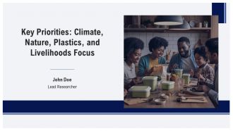 Key Priorities Climate Nature Plastics And Livelihoods Focus PPT Guidelines AT