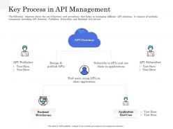 Key process in api management application interface management market