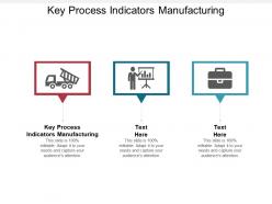 Key process indicators manufacturing ppt powerpoint presentation infographics clipart cpb