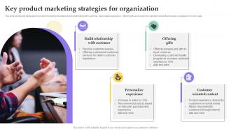 Key Product Marketing Strategies For Organization