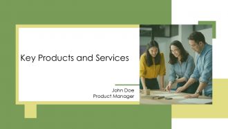 Key Products And Services PPT PowerPoint AT