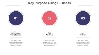 Key Purpose Using Business In Powerpoint And Google Slides Cpb