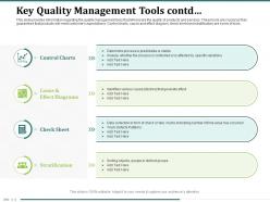 Key quality management tools contd check sheet ppt powerpoint presentation structure