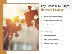 Key reasons to adapt network strategy
