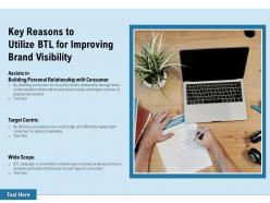 Key Reasons To Utilize BTL For Improving Brand Visibility