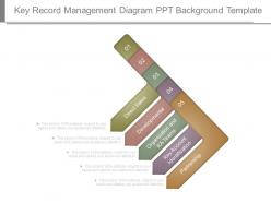 Key record management diagram ppt background template