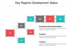 Key regions development status ppt powerpoint presentation file sample cpb
