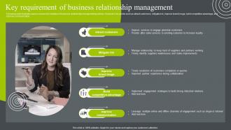 Key Requirement Of Business Relationship Management Business Relationship Management To Build