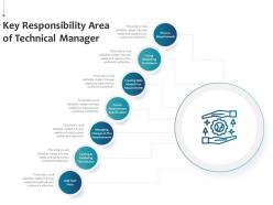 Key responsibility area of technical manager