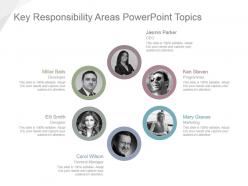 Key responsibility areas powerpoint topics