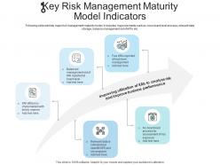 Key risk management maturity model indicators