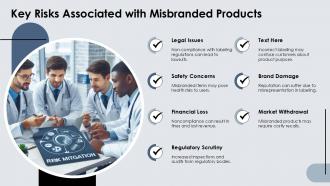 Key Risks Associated With Misbranded Products PPT Sample ST AI SS