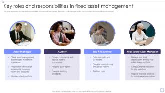 Key Roles And Responsibilities In Fixed Asset Management Of Fixed Asset