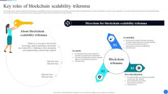 Key Roles Of Blockchain Scalability Comprehensive Guide To Blockchain Scalability BCT SS