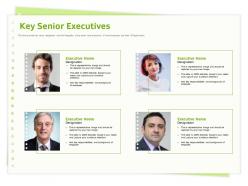 Key senior executives representative ppt powerpoint presentation slides skills