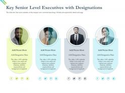 Key senior level executives with designations audience ppt powerpoint presentation show styles
