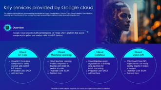 Key Services Provided By Google Cloud Merging AI And IOT