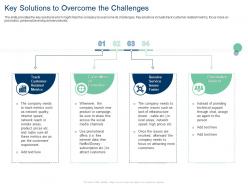Key Solutions To Overcome The Challenges Metrics Network Product Ppt Styles