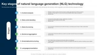 Key Stages Of Natural Language Explore Natural Language Processing NLP AI SS V