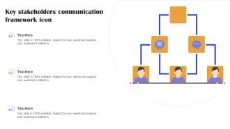 Key Stakeholders Communication Framework Icon