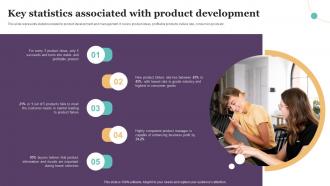Key Statistics Associated With Product Introduction To Product Planning And Development Strategy SS