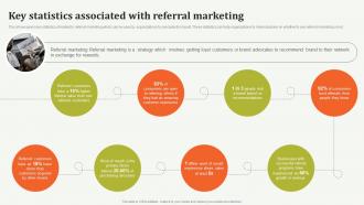 Key Statistics Associated With Referral Marketing Offline Marketing Guide To Increase Strategy SS