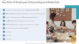 Key stats of employee onboarding and retention