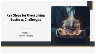 Key Steps For Overcoming Business Challenges PPT Designs AT