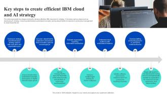 Key Steps To Create Efficient IBM Cloud And Ai Strategy