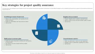 Key Strategies For Project Quality Assurance Project Quality Management PM SS