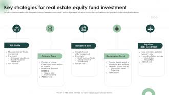 Key Strategies For Real Estate Equity Fund Investment