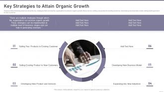 Key Strategies To Attain Organic Growth Organic Growth Playbook Ppt Pictures