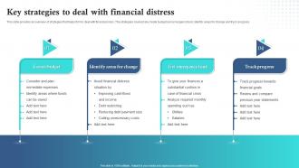 Key Strategies To Deal With Financial Distress