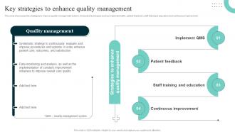 Key Strategies To Enhance Quality Improving Hospital Management For Increased Efficiency Strategy SS V
