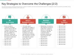 Key strategies to overcome the challenges product strategies win customer trust ppt download