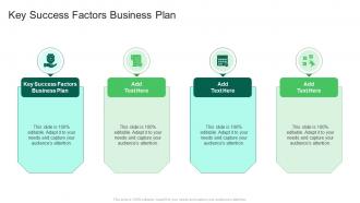 Key Success Factors Business Plan In Powerpoint And Google Slides Cpb