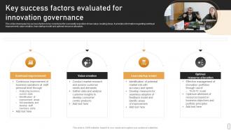 Key Success Factors Evaluated For Innovation Governance